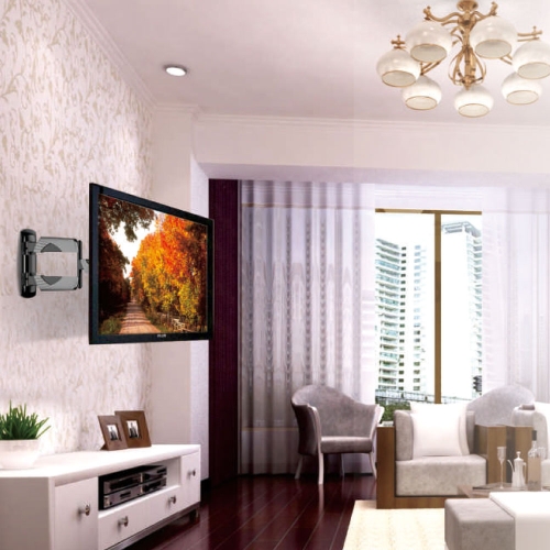 23″ to 55″ Slim Full Motion LCD LED TV Wall Mount Bracket TV Holder Monitor LPA39-443AL | True Vision Philippines