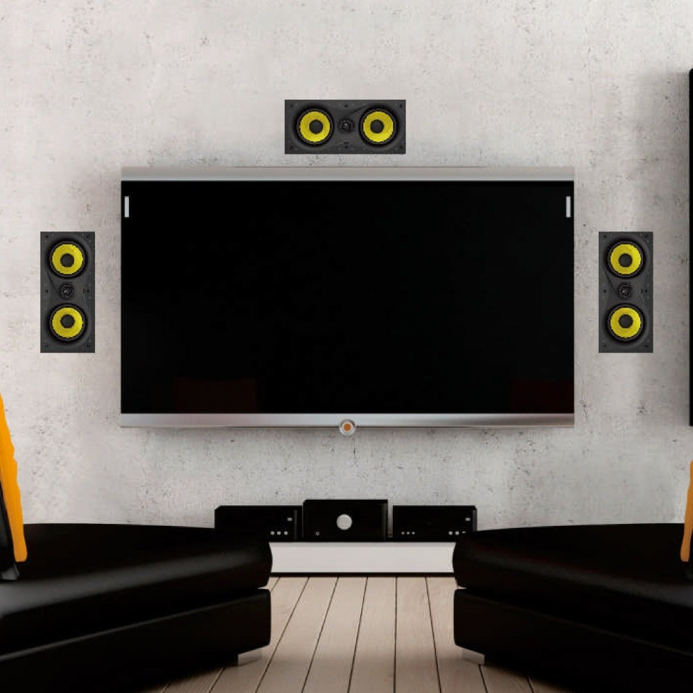 tv and speaker wall mount