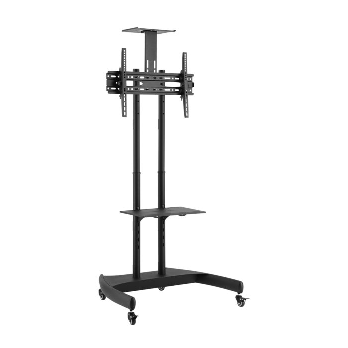 Height Adjustable Mobile TV Cart For 37" - 70"