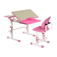 Height Adjustable Children's Desk and Winged Back Chair