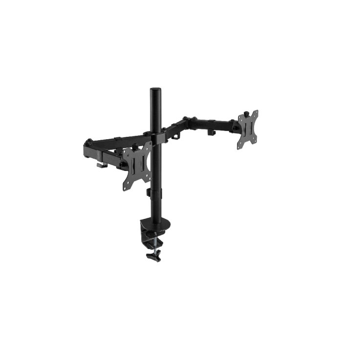 Dual Articulating Monitor Arm For 13”-32” (Clamp) - Image 3