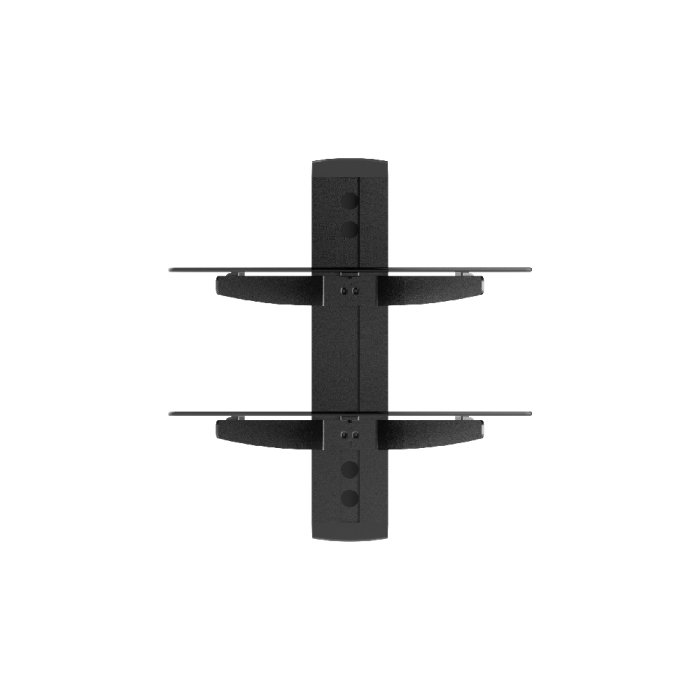 DVD / Cable Box Wall Mount Double Shelf - Image 3