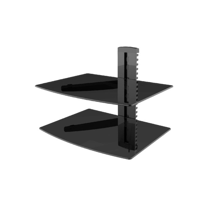 DVD / Cable Box Wall Mount Double Shelf - Image 4
