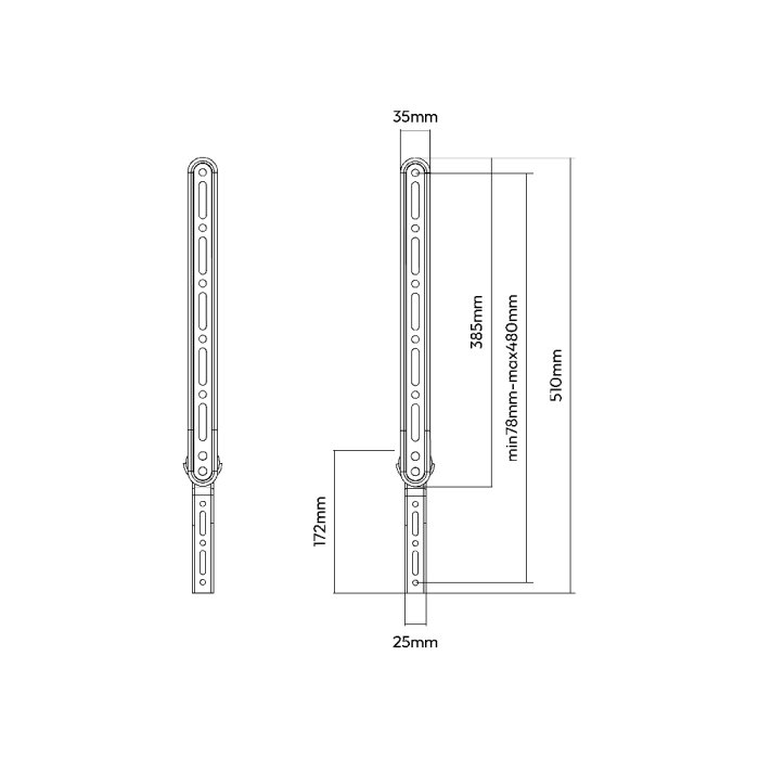 Universal Sound Bar Bracket For 23"-65" TVs - Image 5