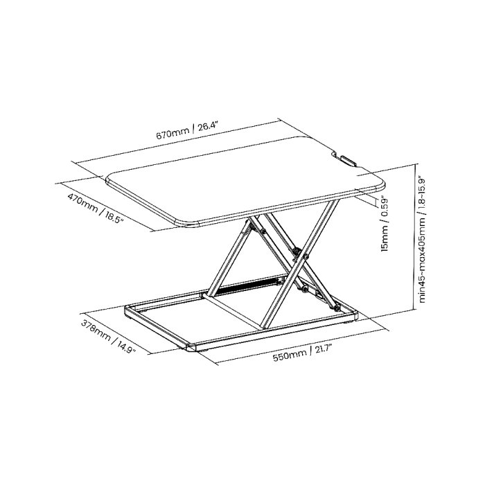 True Vision Essential Desktop Riser - Image 6