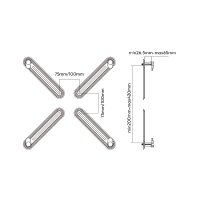 Non-VESA Monitor Mount Holder For 13"-27" Monitors - Image 3