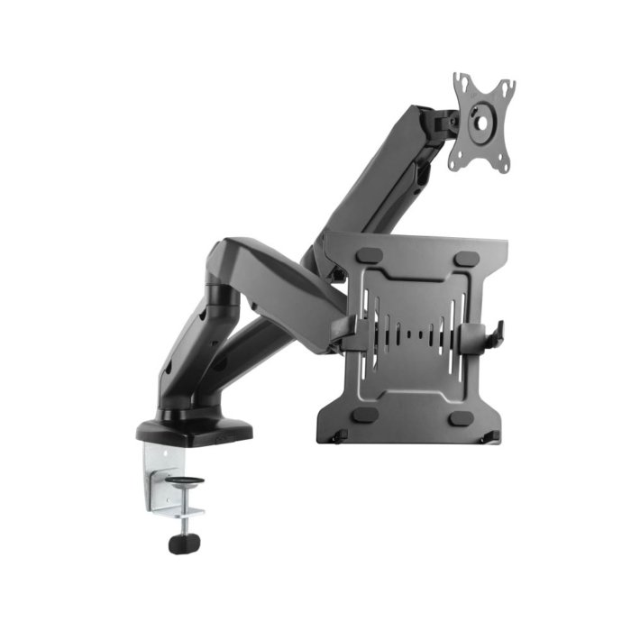 Dual Counterbalance Monitor Stand and Laptop Holder for 17"-32" - Image 2