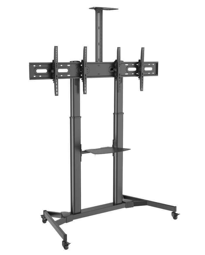 Dual Screen Mobile TV Cart for 35"-45 - Image 2