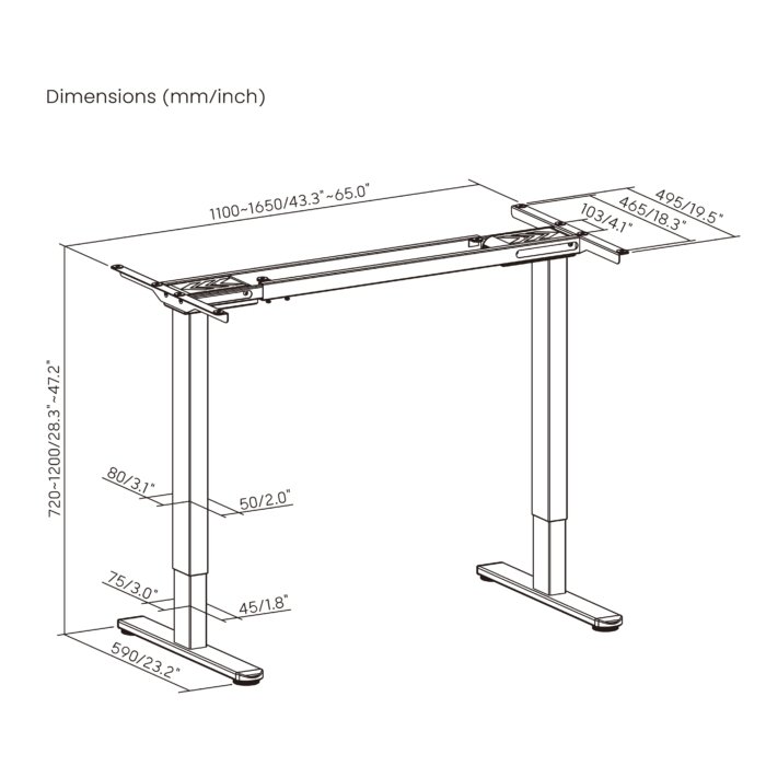 Dual Motor Standing Desk v. 2 - Image 6