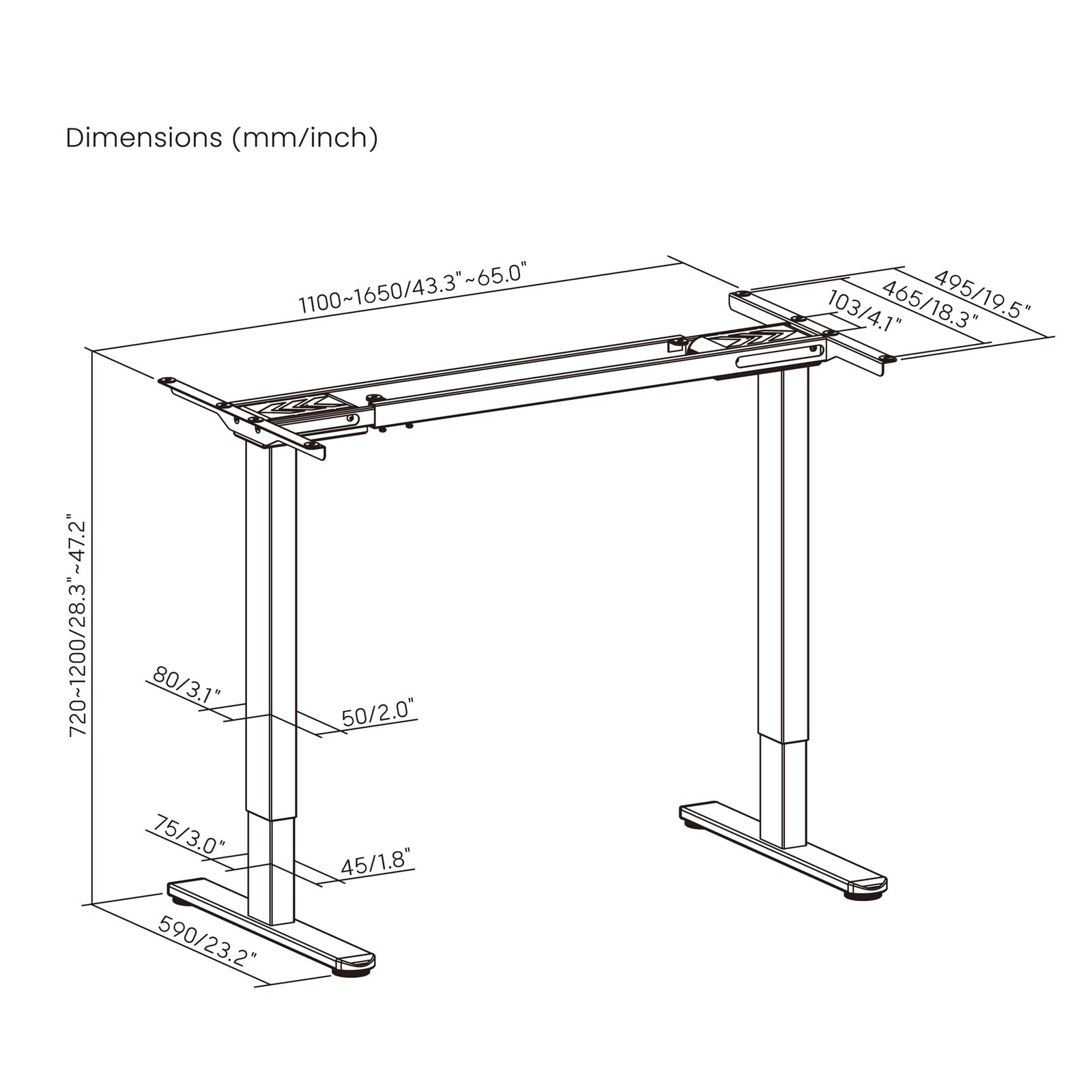 Dual Motor Standing Desk V.2 - Image 5